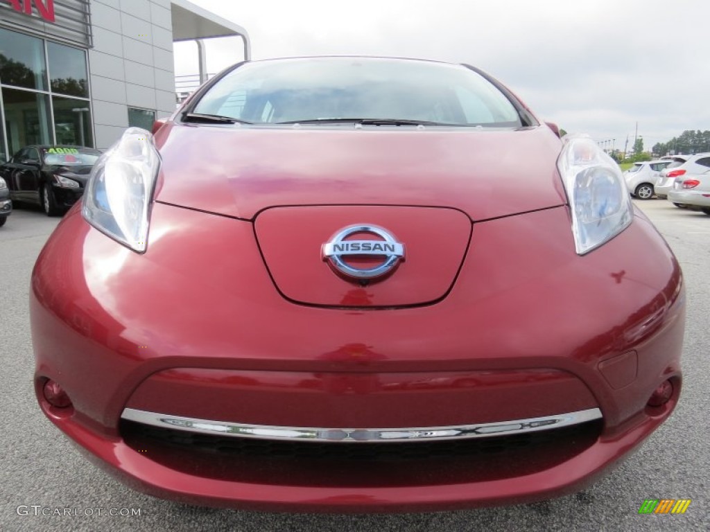 Cayenne Red 2014 Nissan LEAF SV Exterior Photo #94751749