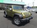2008 Rescue Green Metallic Jeep Wrangler Unlimited X 4x4  photo #2