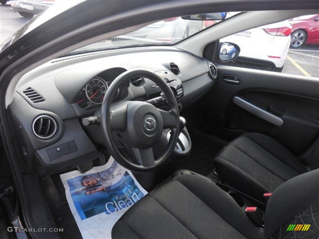 2012 MAZDA2 Sport - Brilliant Black / Black photo #11