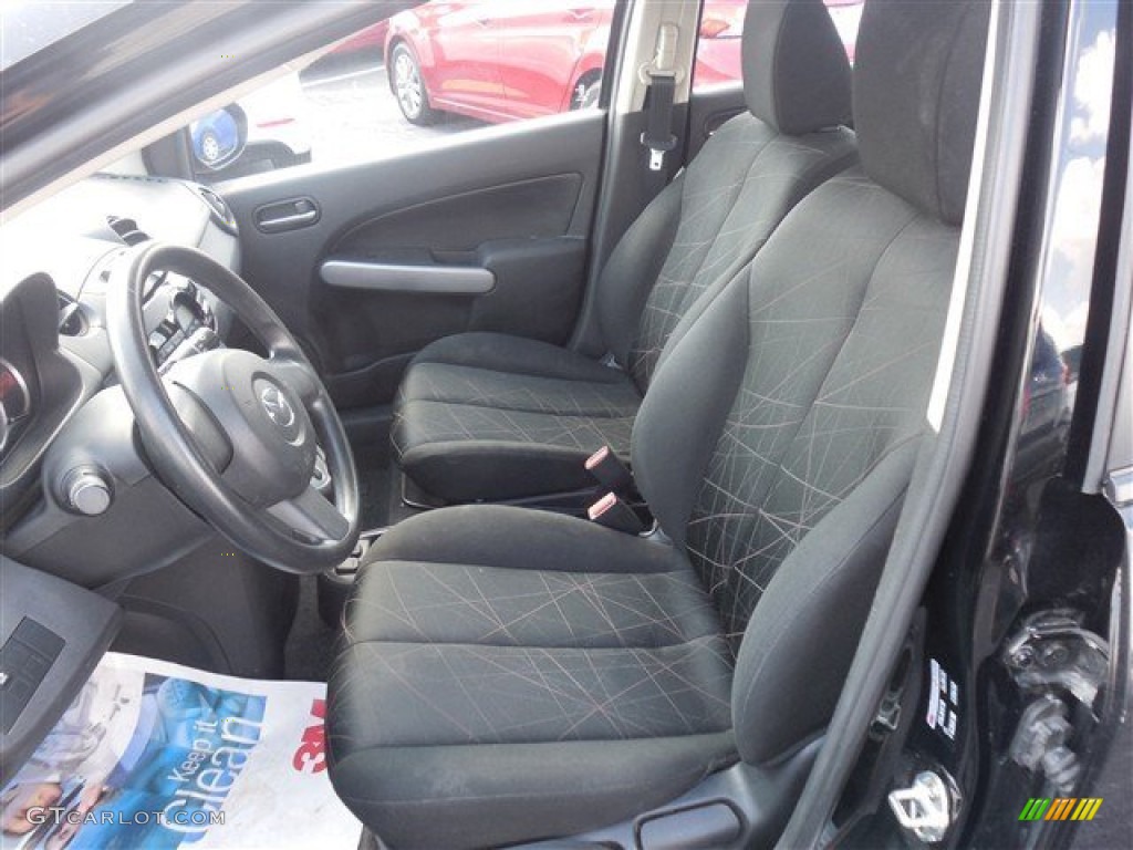 2012 MAZDA2 Sport - Brilliant Black / Black photo #12