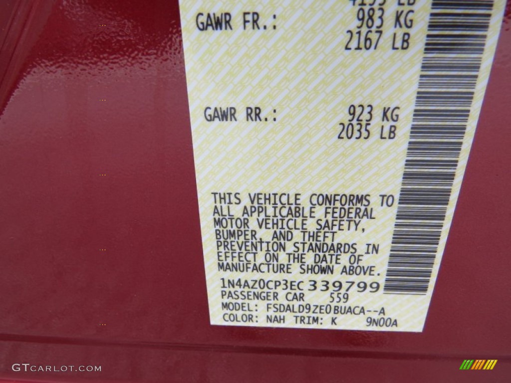 2014 Nissan LEAF SV Parts Photos