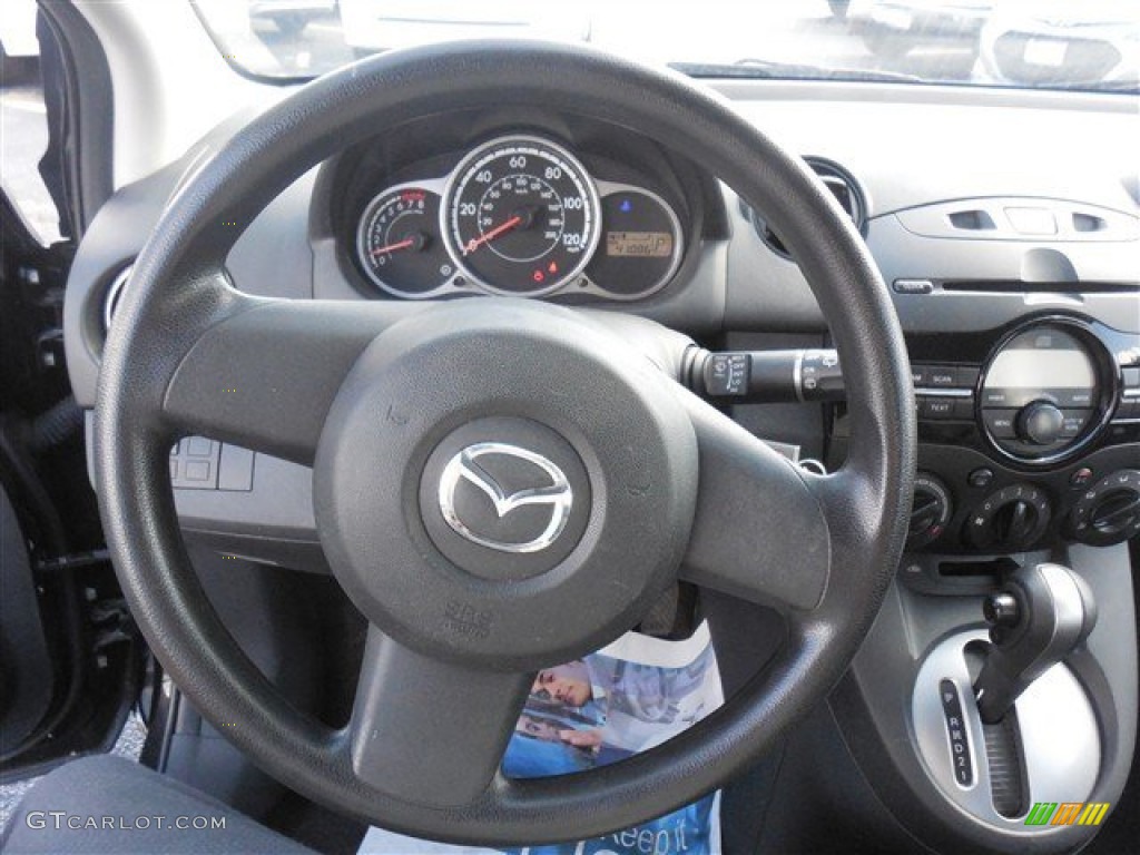 2012 MAZDA2 Sport - Brilliant Black / Black photo #17