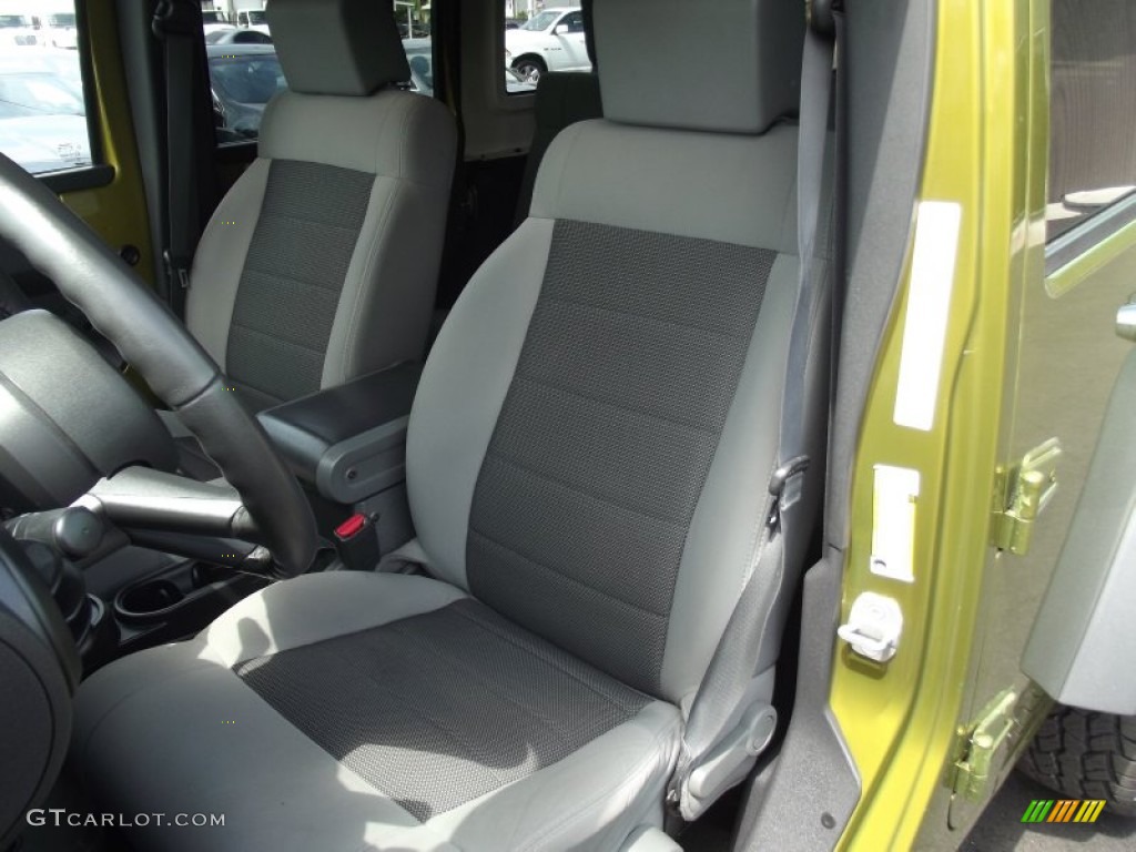 2008 Wrangler Unlimited X 4x4 - Rescue Green Metallic / Dark Slate Gray/Med Slate Gray photo #9