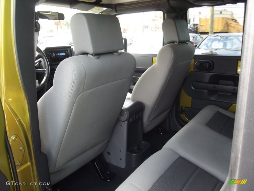 2008 Wrangler Unlimited X 4x4 - Rescue Green Metallic / Dark Slate Gray/Med Slate Gray photo #10