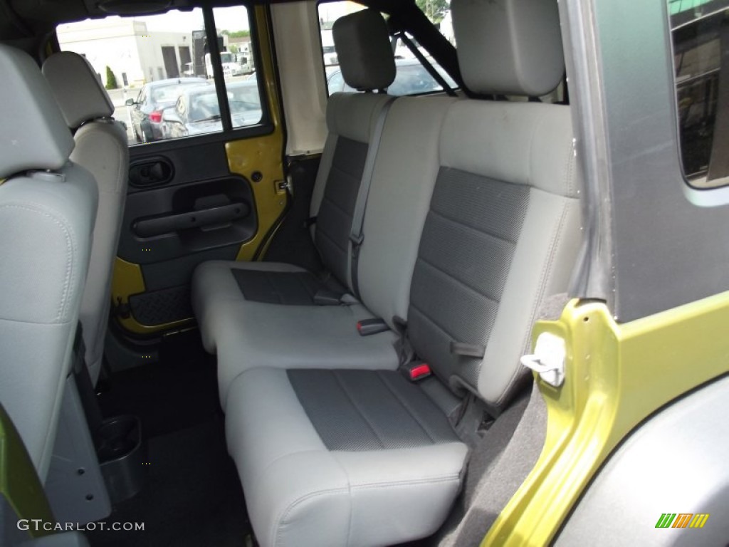 2008 Wrangler Unlimited X 4x4 - Rescue Green Metallic / Dark Slate Gray/Med Slate Gray photo #11