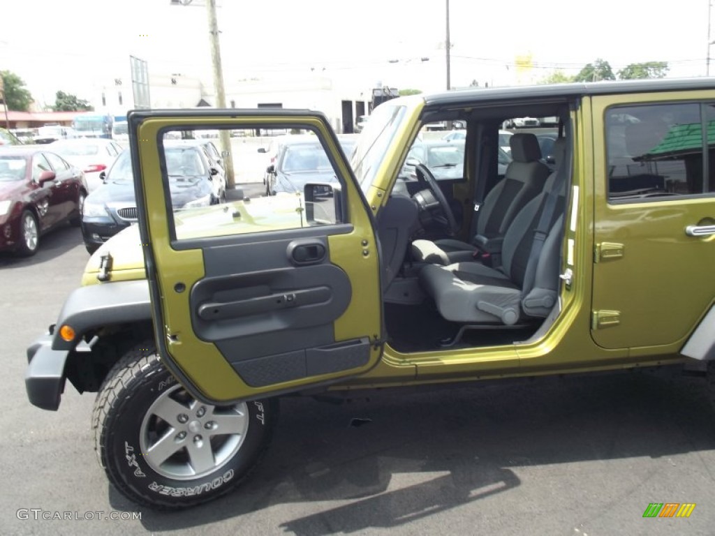 2008 Wrangler Unlimited X 4x4 - Rescue Green Metallic / Dark Slate Gray/Med Slate Gray photo #35