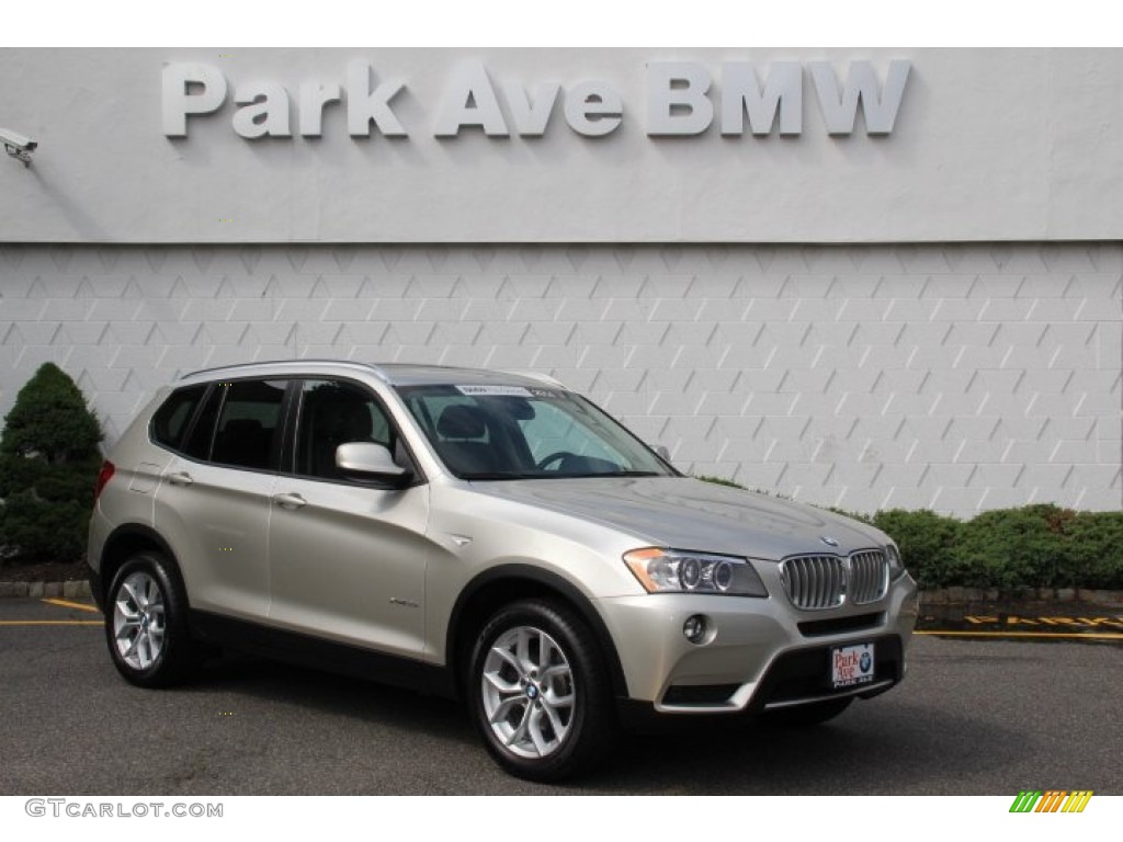 2014 X3 xDrive35i - Mineral Silver Metallic / Mojave photo #1