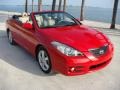 Absolutely Red 2007 Toyota Solara SLE V6 Convertible