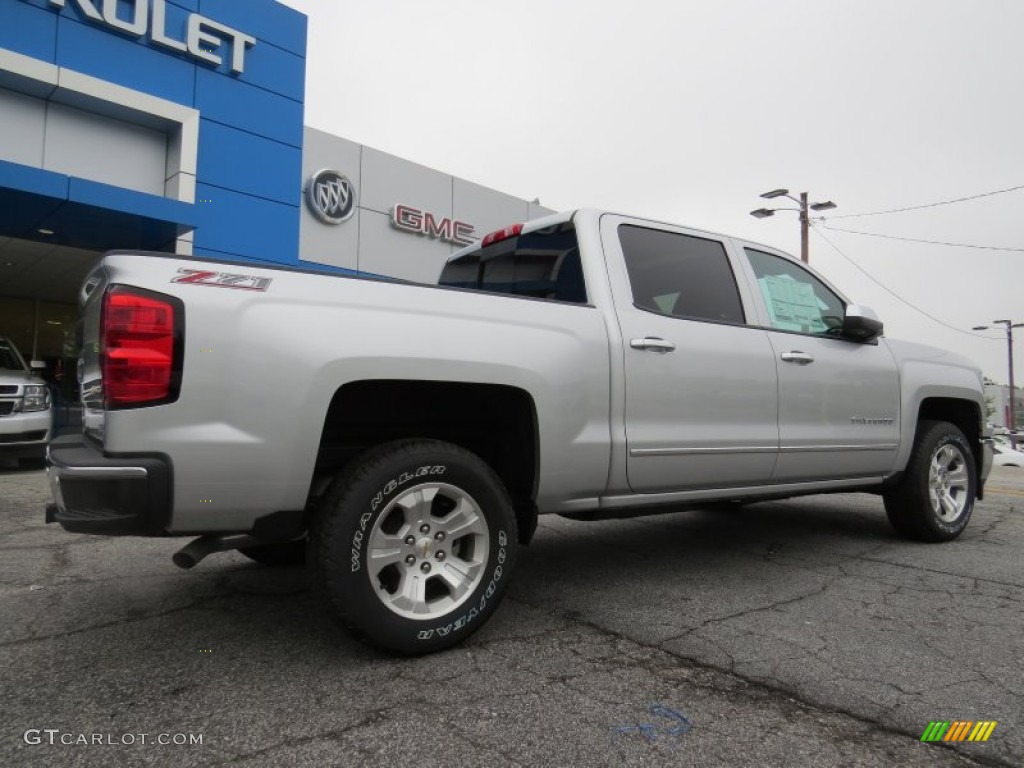 2014 Silverado 1500 LTZ Crew Cab - Silver Ice Metallic / Jet Black photo #7