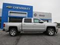 2014 Silver Ice Metallic Chevrolet Silverado 1500 LTZ Crew Cab  photo #8