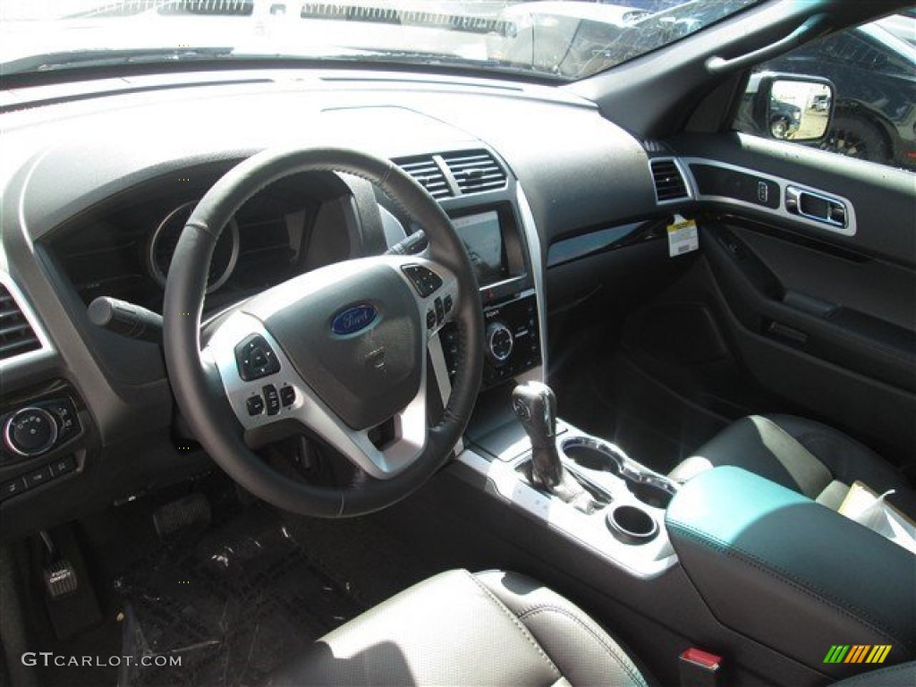 Charcoal Black Interior 2015 Ford Explorer Limited Photo #94758419