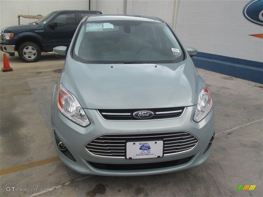2014 C-Max Energi - Ice Storm / Medium Light Stone photo #1