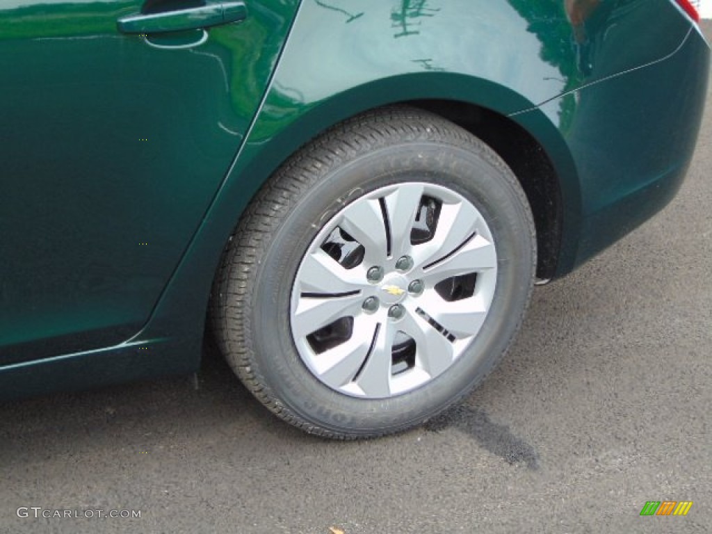 2014 Cruze LS - Rainforest Green Metallic / Jet Black/Medium Titanium photo #3