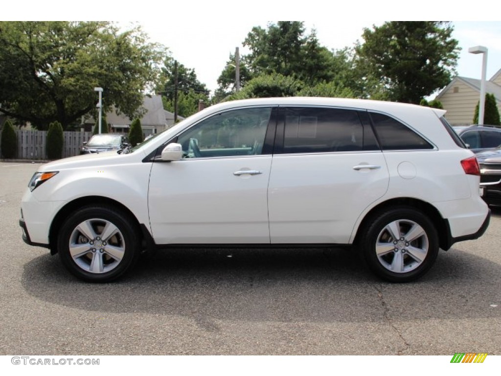 2011 MDX  - Aspen White Pearl / Taupe photo #6