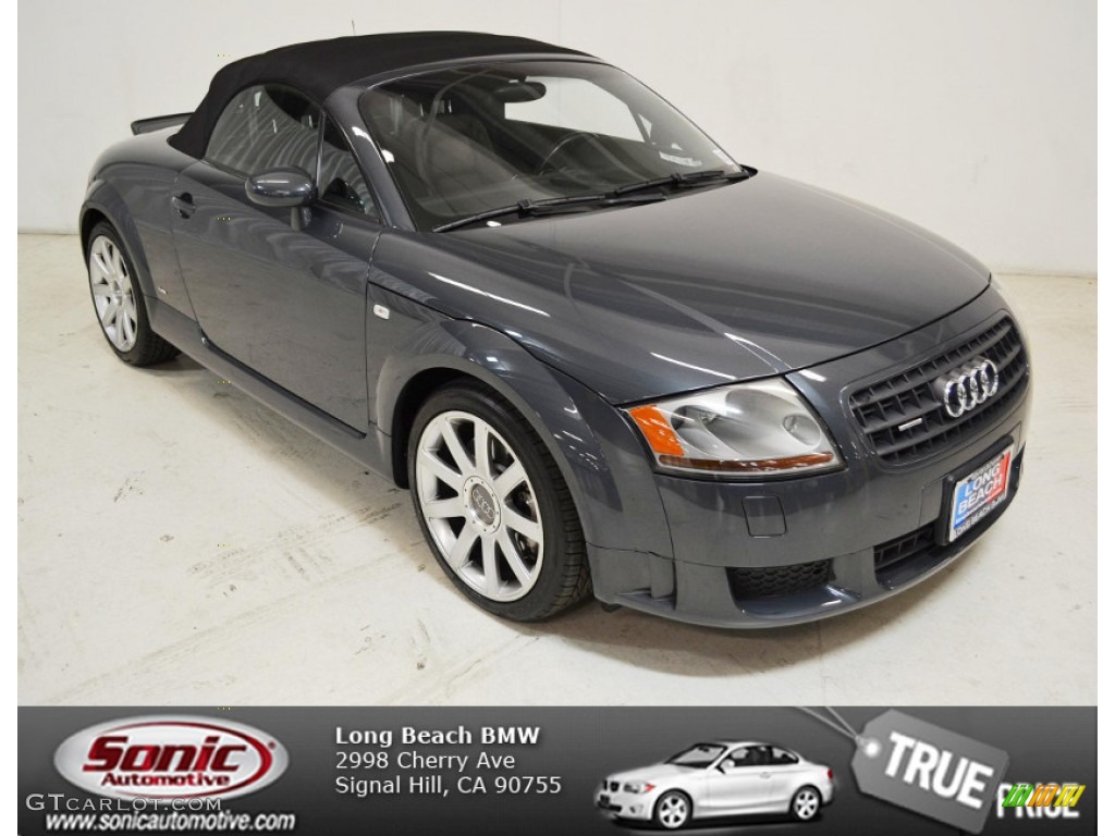 2005 TT 3.2 quattro Roadster - Dolomite Grey Pearl Effect / Ebony Black photo #1