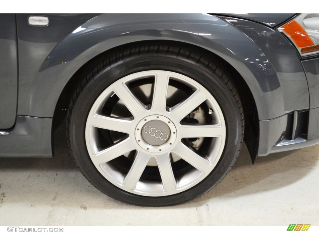 2005 TT 3.2 quattro Roadster - Dolomite Grey Pearl Effect / Ebony Black photo #3