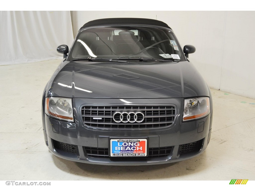 2005 TT 3.2 quattro Roadster - Dolomite Grey Pearl Effect / Ebony Black photo #4