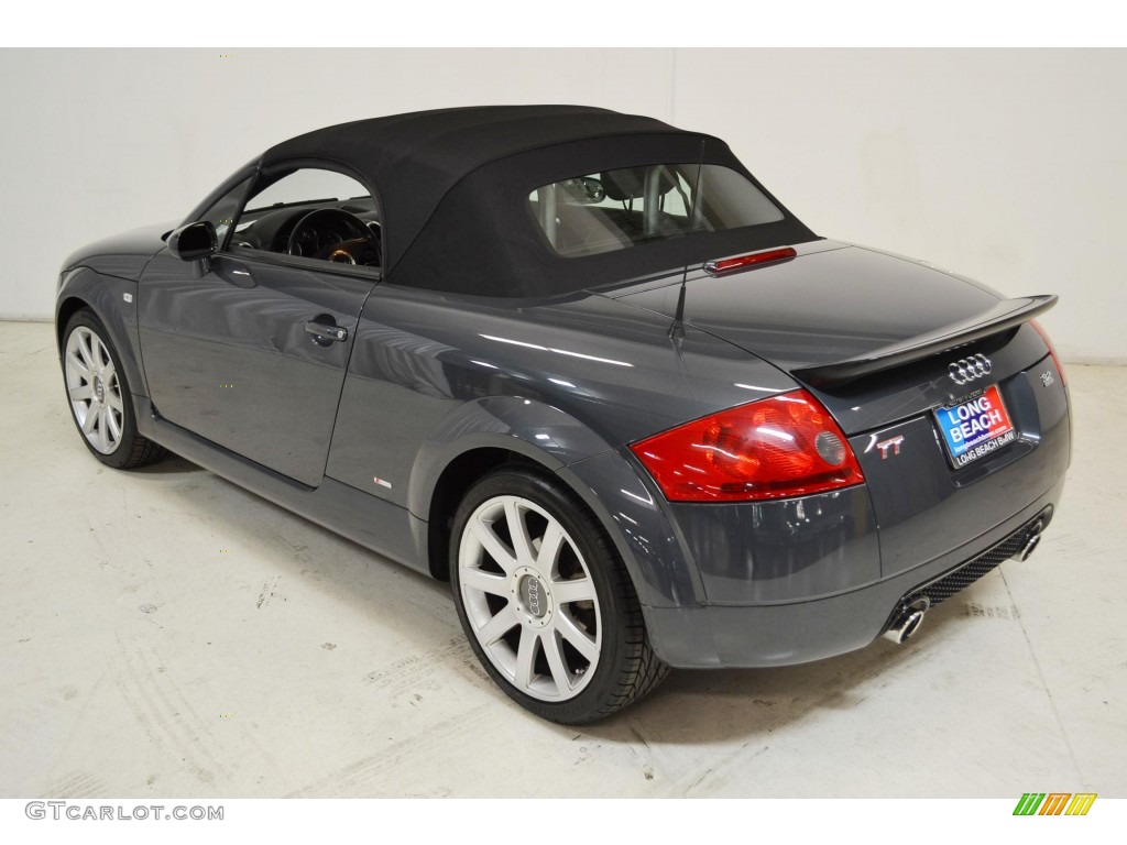 2005 TT 3.2 quattro Roadster - Dolomite Grey Pearl Effect / Ebony Black photo #6