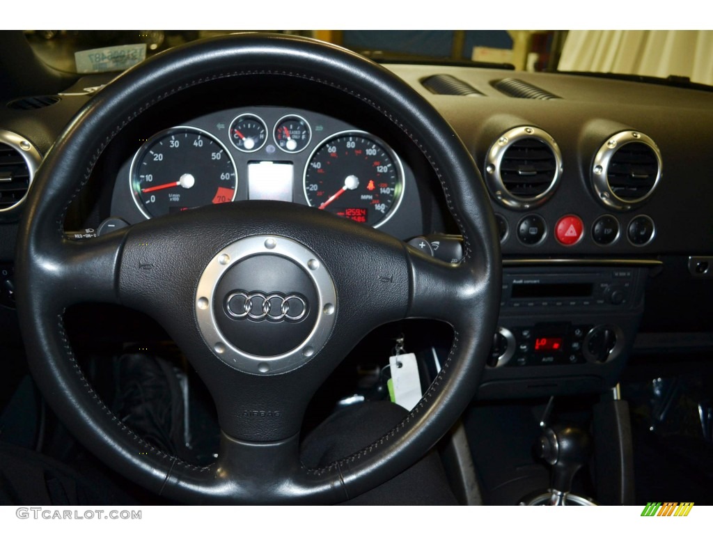 2005 TT 3.2 quattro Roadster - Dolomite Grey Pearl Effect / Ebony Black photo #22