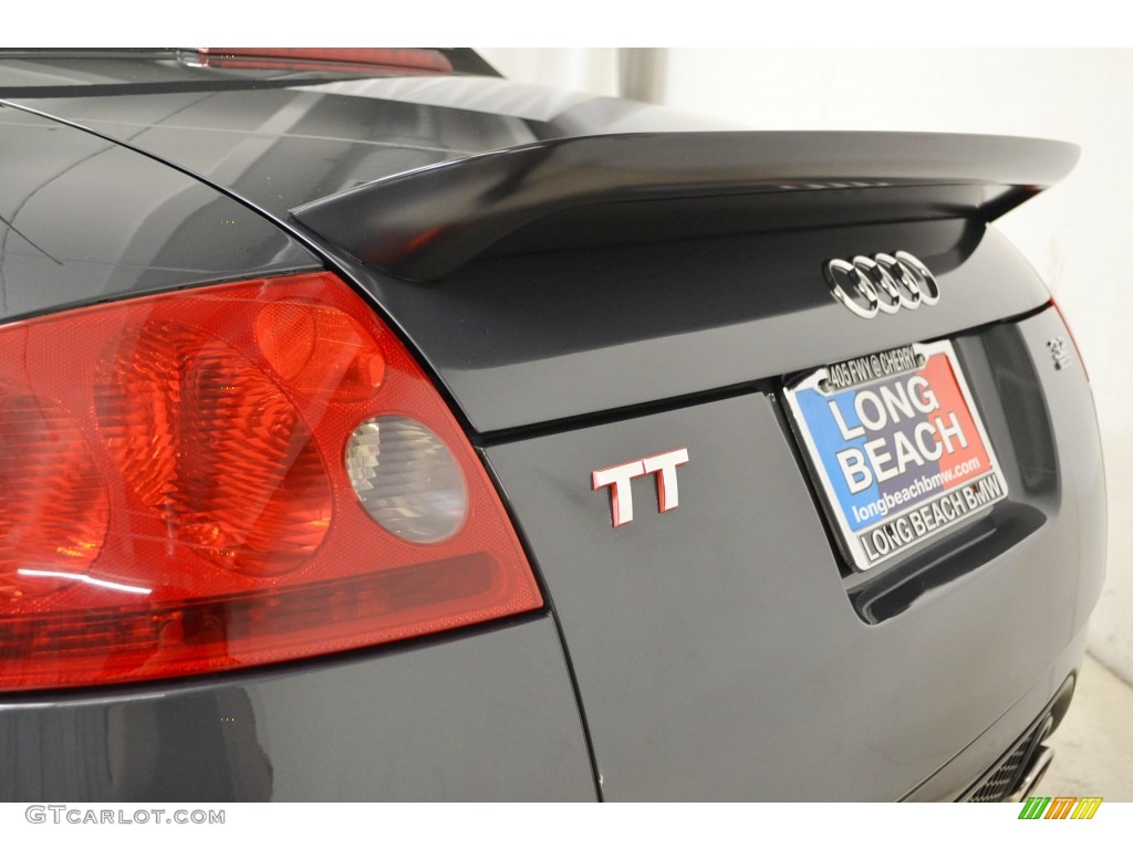 2005 TT 3.2 quattro Roadster - Dolomite Grey Pearl Effect / Ebony Black photo #25