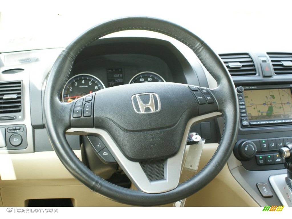 2007 Honda CR-V EX-L Ivory Steering Wheel Photo #94764889