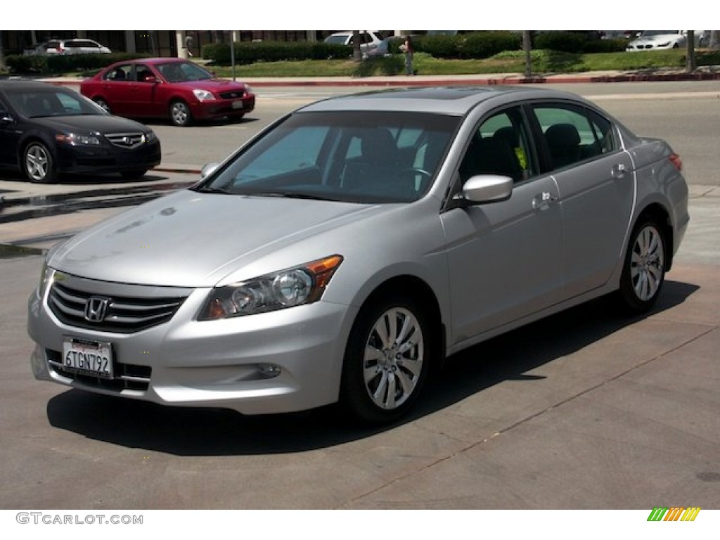 2011 Accord EX-L V6 Sedan - Alabaster Silver Metallic / Gray photo #9