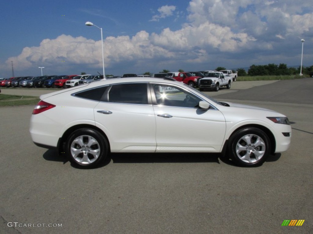 White Diamond Pearl 2010 Honda Accord Crosstour EX-L 4WD Exterior Photo #94766014