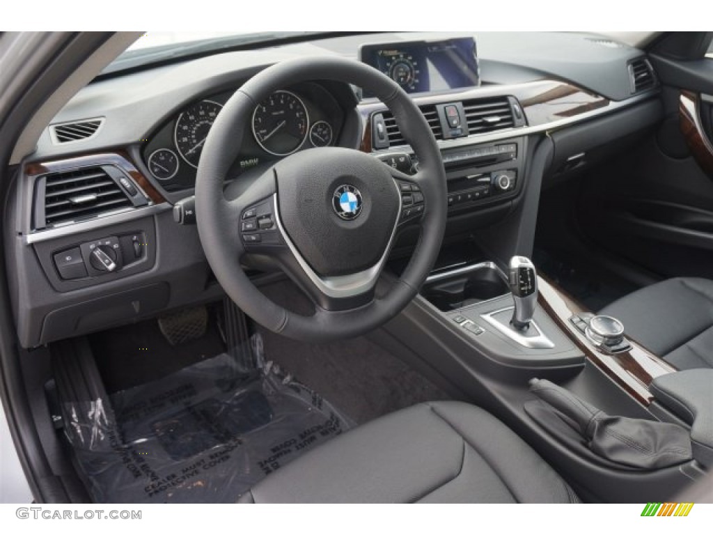 Black Interior 2014 BMW 3 Series 328i Sedan Photo #94767256
