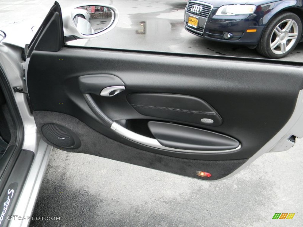 2002 Porsche Boxster S Black Door Panel Photo #94767331
