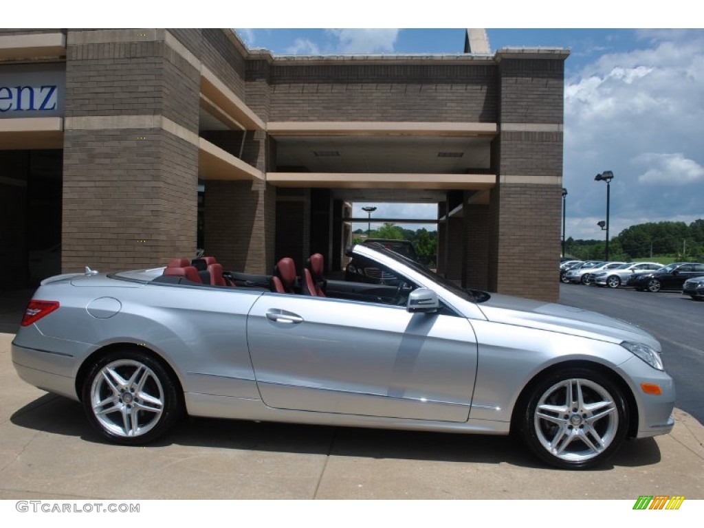 Iridium Silver Metallic 2013 Mercedes-Benz E 350 Cabriolet Exterior Photo #94767664