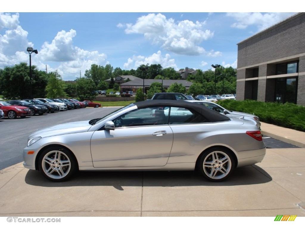 Iridium Silver Metallic 2013 Mercedes-Benz E 350 Cabriolet Exterior Photo #94767907