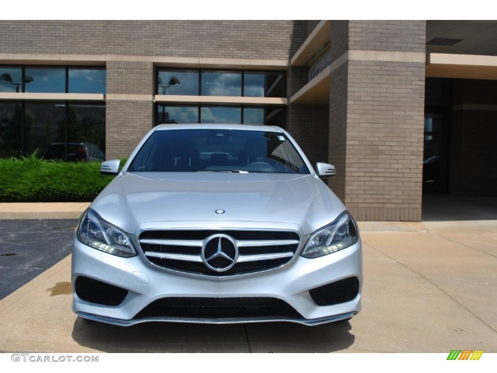 2014 E 350 4Matic Sedan - Iridium Silver Metallic / Black photo #6