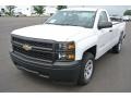 2014 Summit White Chevrolet Silverado 1500 WT Regular Cab  photo #2