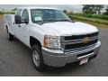 Summit White - Silverado 2500HD WT Crew Cab Utlity Truck Photo No. 1