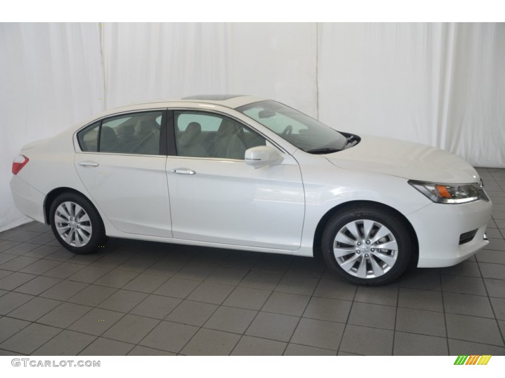 2014 Accord Touring Sedan - White Orchid Pearl / Ivory photo #5
