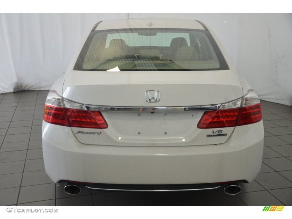 2014 Accord Touring Sedan - White Orchid Pearl / Ivory photo #7