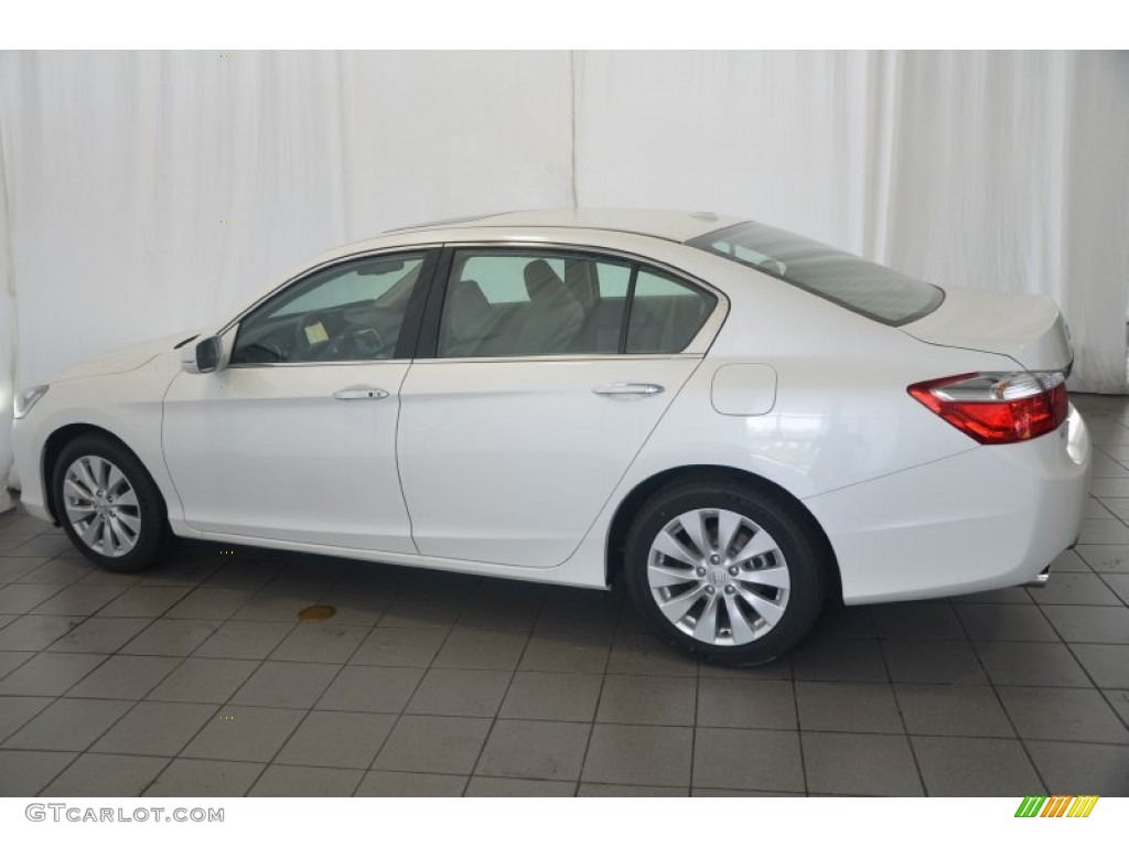 2014 Accord Touring Sedan - White Orchid Pearl / Ivory photo #10
