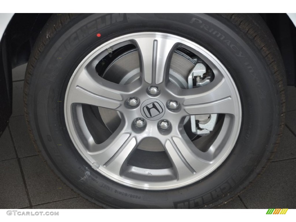 2015 Pilot EX-L - Taffeta White / Gray photo #3