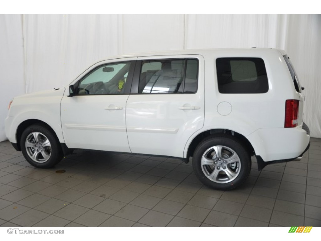 2015 Pilot EX-L - Taffeta White / Gray photo #7