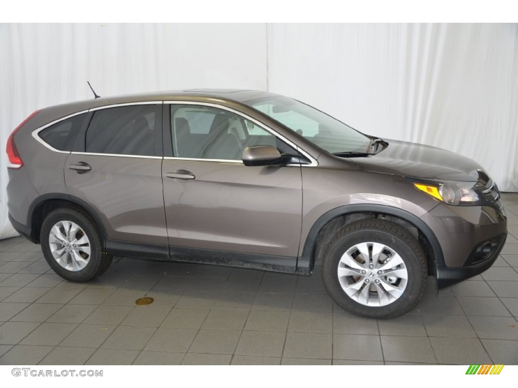 2014 CR-V EX - Urban Titanium Metallic / Beige photo #4