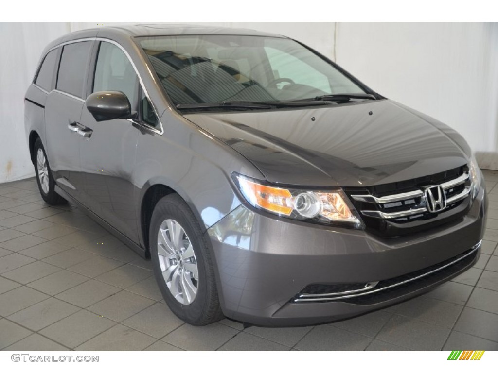 2014 Odyssey EX-L - Smoky Topaz Metallic / Truffle photo #1