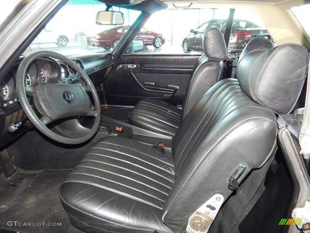 Black Interior 1977 Mercedes-Benz SL Class 450 SL roadster Photo #94773364