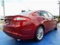 2014 Ruby Red Ford Fusion SE EcoBoost  photo #3