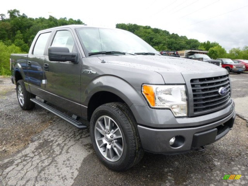 2014 F150 STX SuperCrew 4x4 - Sterling Grey / Black photo #2