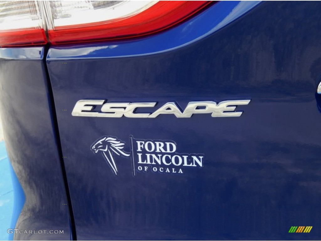 2014 Escape Titanium 1.6L EcoBoost - Deep Impact Blue / Medium Light Stone photo #4