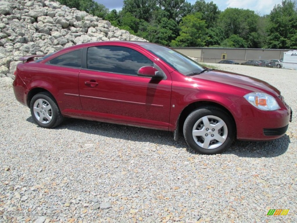 2007 Cobalt LT Coupe - Sport Red Tint Coat / Ebony photo #20