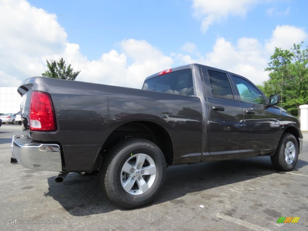 2014 1500 Tradesman Quad Cab 4x4 - Granite Crystal Metallic / Black/Diesel Gray photo #3