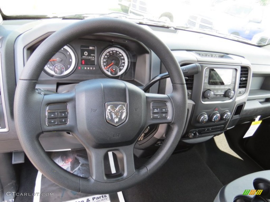 2014 1500 Tradesman Quad Cab 4x4 - Granite Crystal Metallic / Black/Diesel Gray photo #8