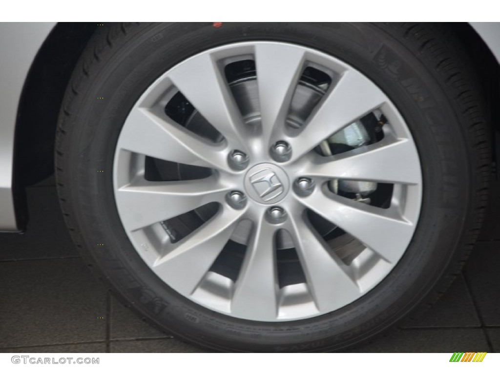 2014 Accord EX-L V6 Sedan - Alabaster Silver Metallic / Gray photo #3