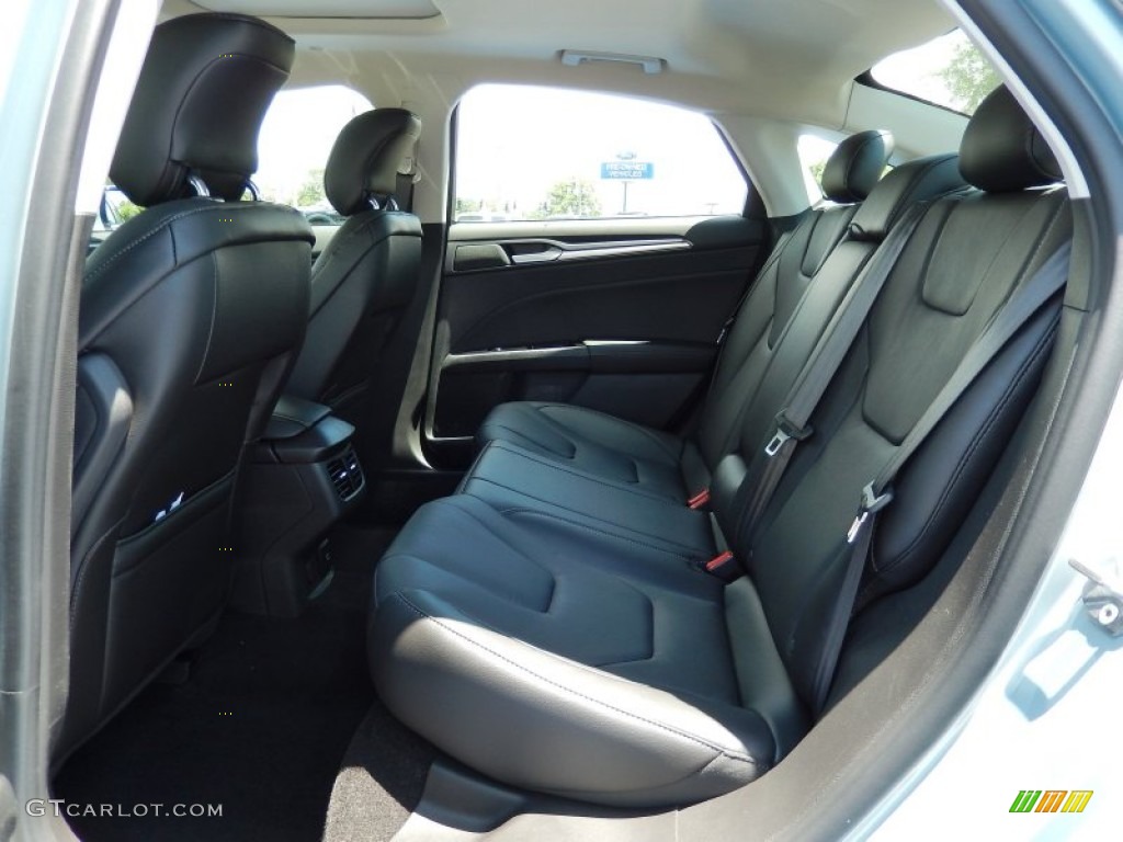 2014 Ford Fusion Hybrid Titanium Rear Seat Photos